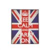 Keep Calm Union Jack Framed Picture